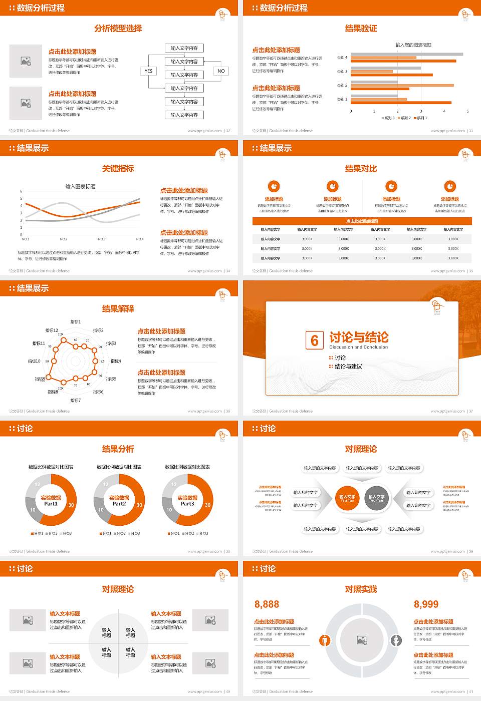 上海兴韦信息技术职业学院论文答辩标准PPT模板16:9格式幻灯片预览图5