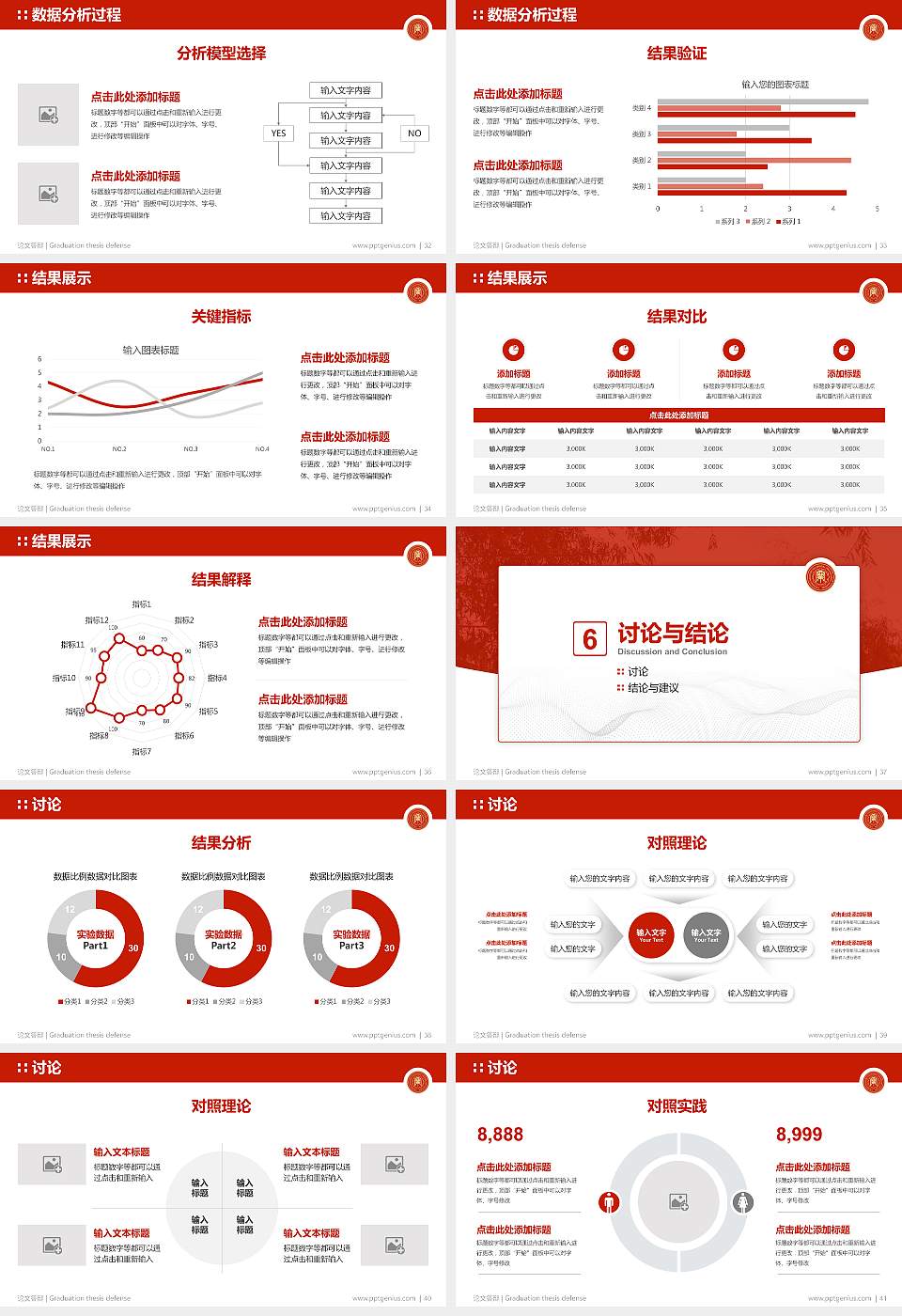赤峰工业职业技术学院论文答辩标准PPT模板16:9格式幻灯片预览图5