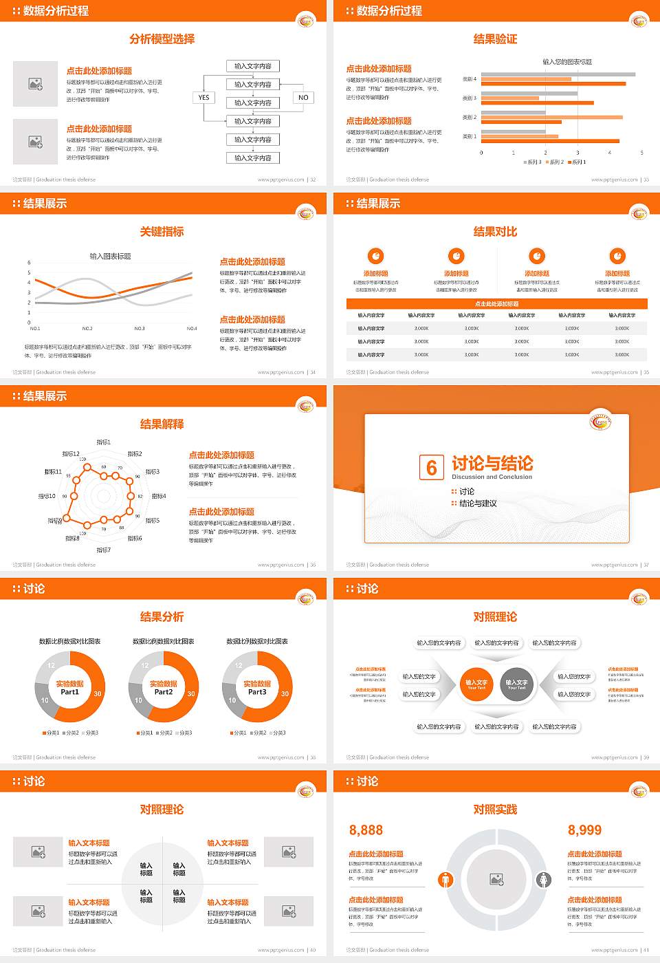 四川外国语大学成都学院论文答辩标准PPT模板16:9格式幻灯片预览图5