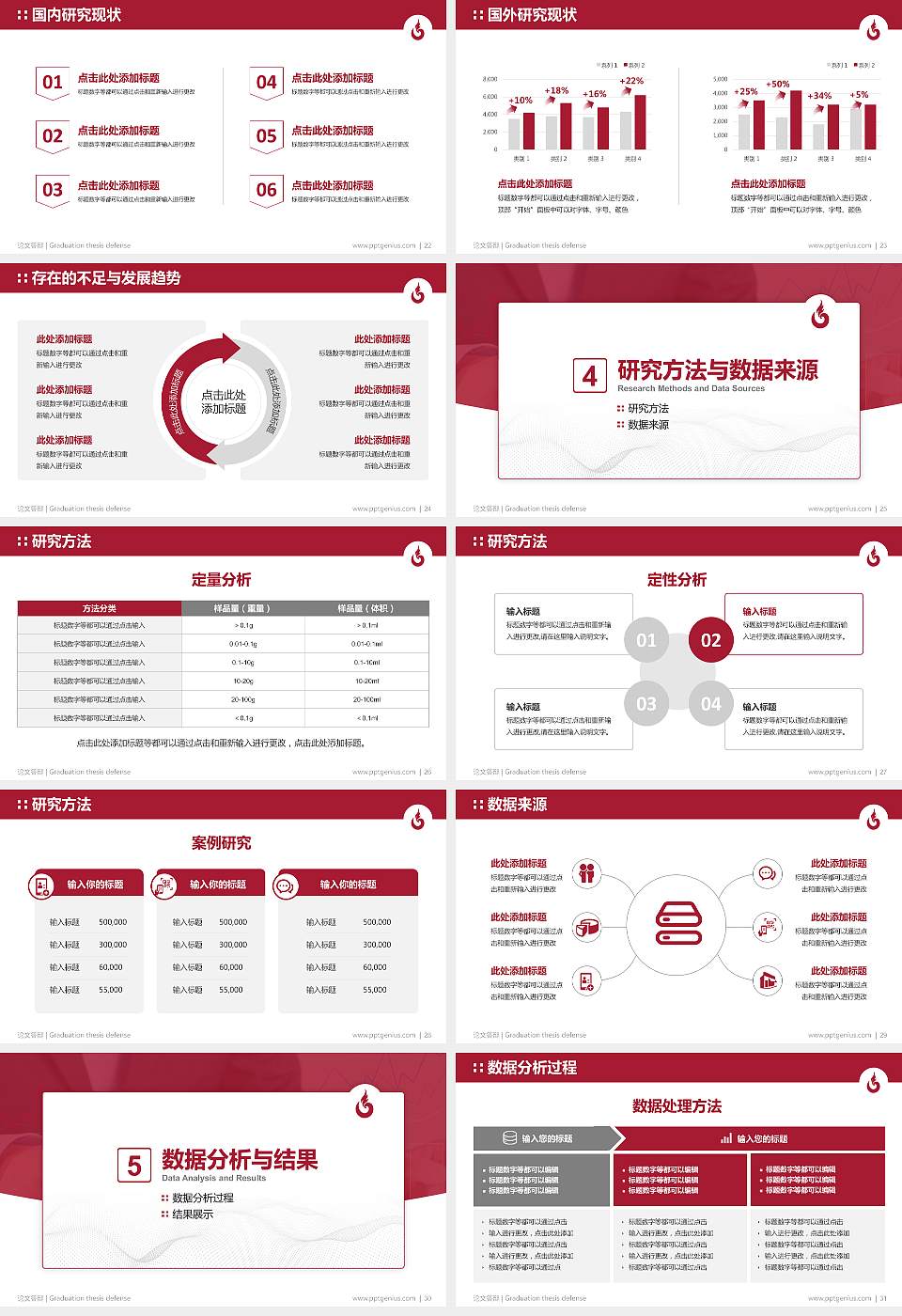 四川工商职业技术学院论文答辩标准PPT模板16:9格式幻灯片预览图4