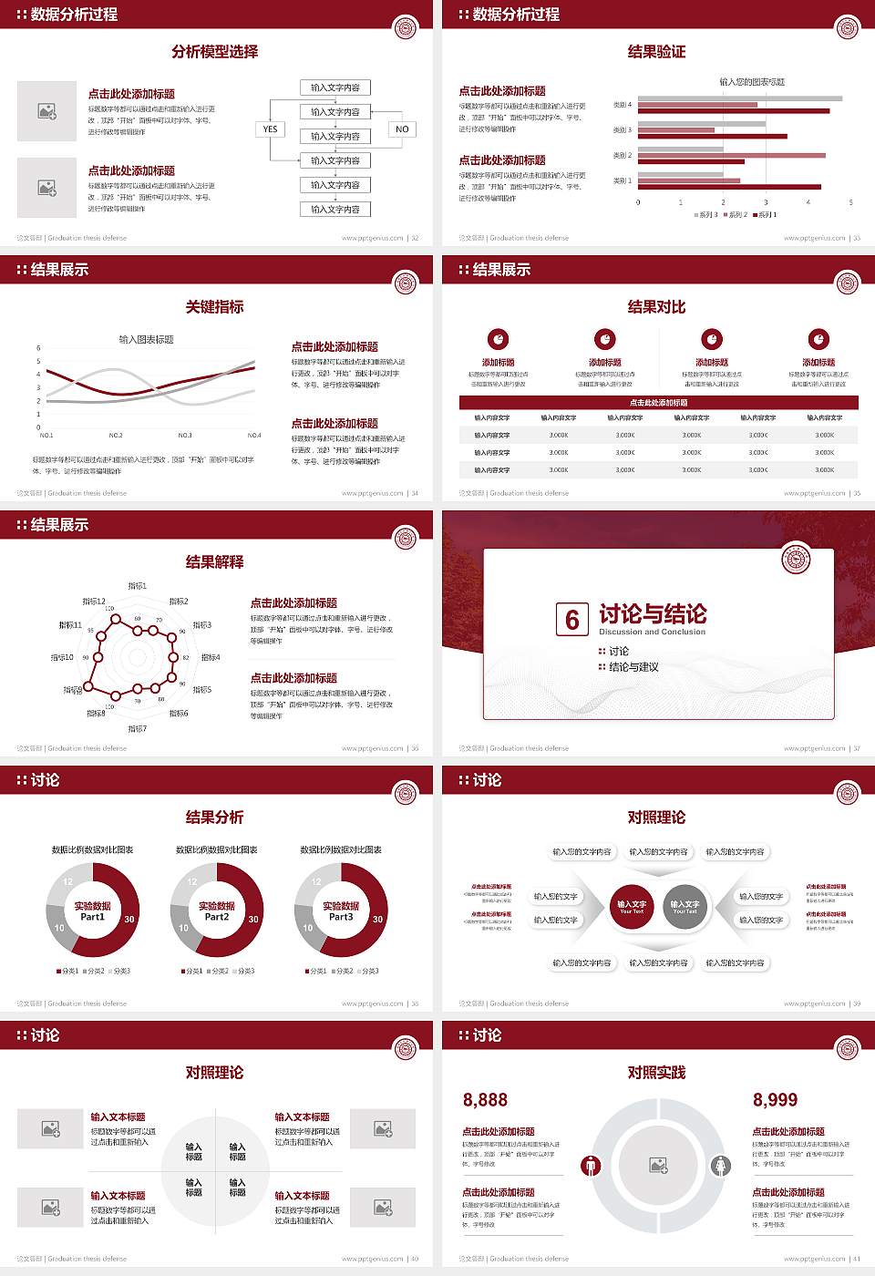 成都艺术职业大学论文答辩标准PPT模板16:9格式幻灯片预览图5