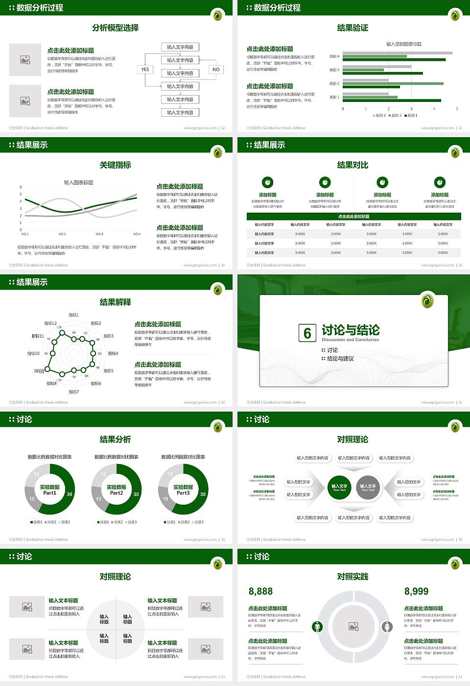 四川幼儿师范高等专科学校论文答辩标准PPT模板16:9格式幻灯片预览图5
