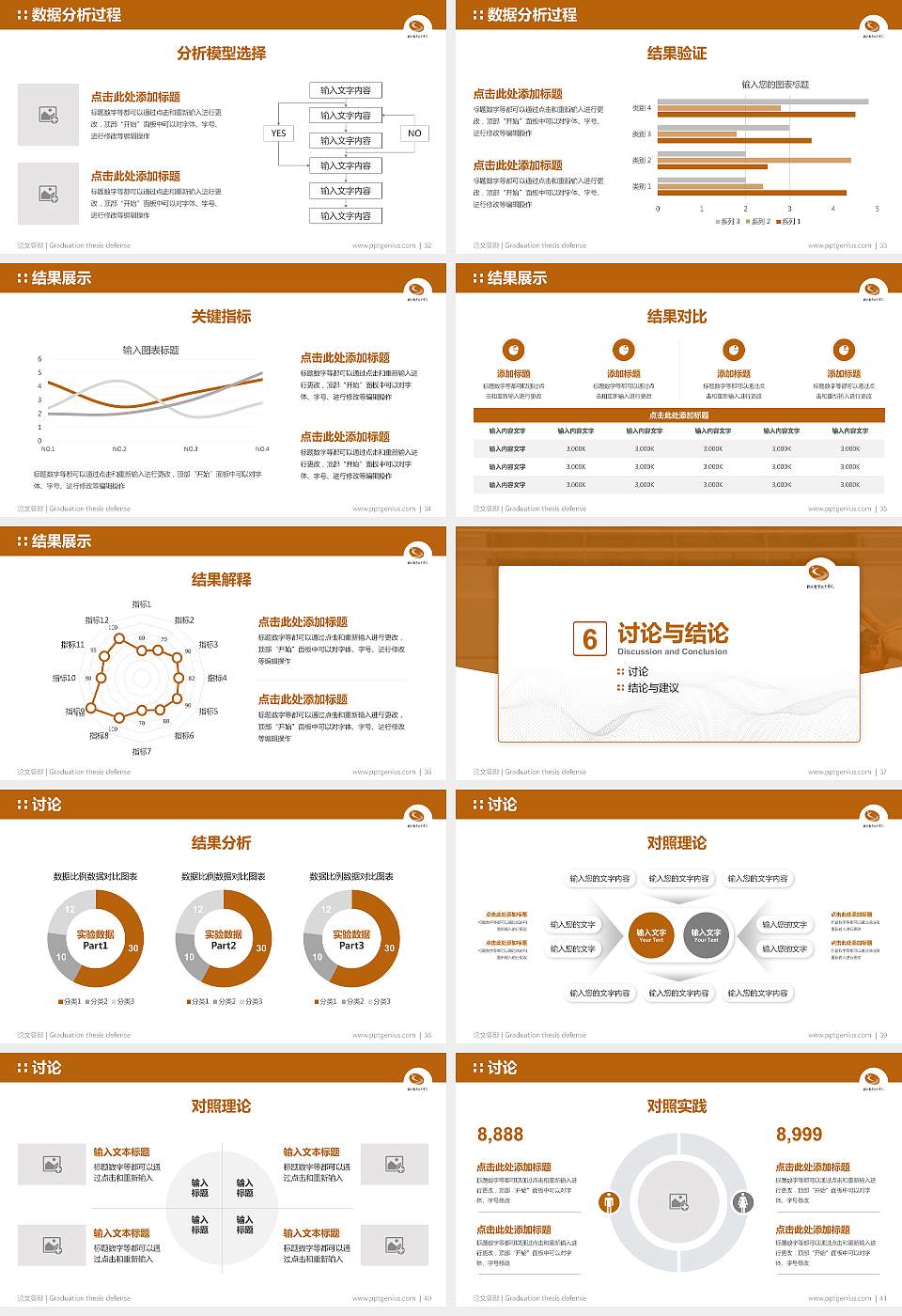 湖南体育职业学院论文答辩标准PPT模板16:9格式幻灯片预览图5