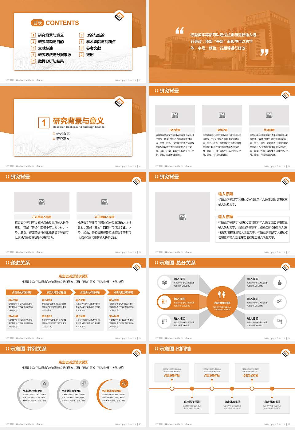 辽宁机电职业技术学院论文答辩标准PPT模板16:9格式幻灯片预览图2