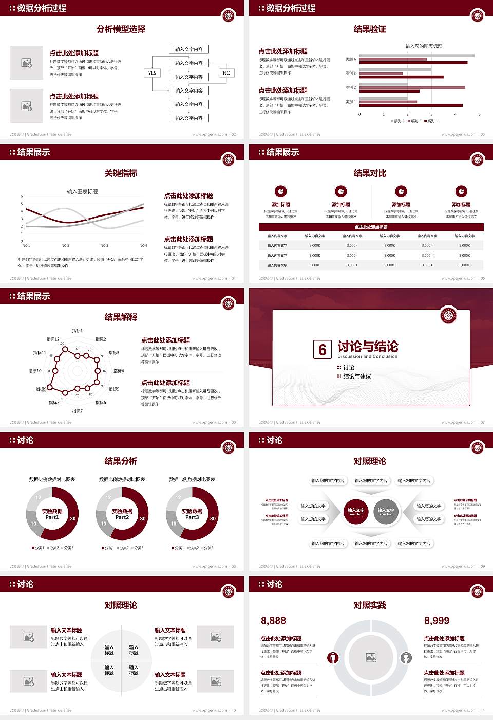 辽宁省交通高等专科学校论文答辩标准PPT模板16:9格式幻灯片预览图5