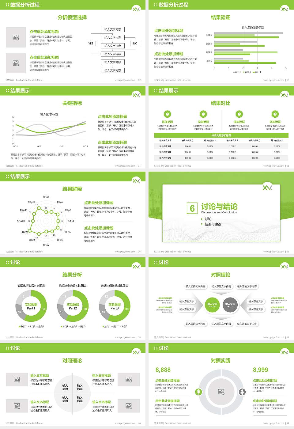 西安汽车科技职业学院论文答辩标准PPT模板16:9格式幻灯片预览图5