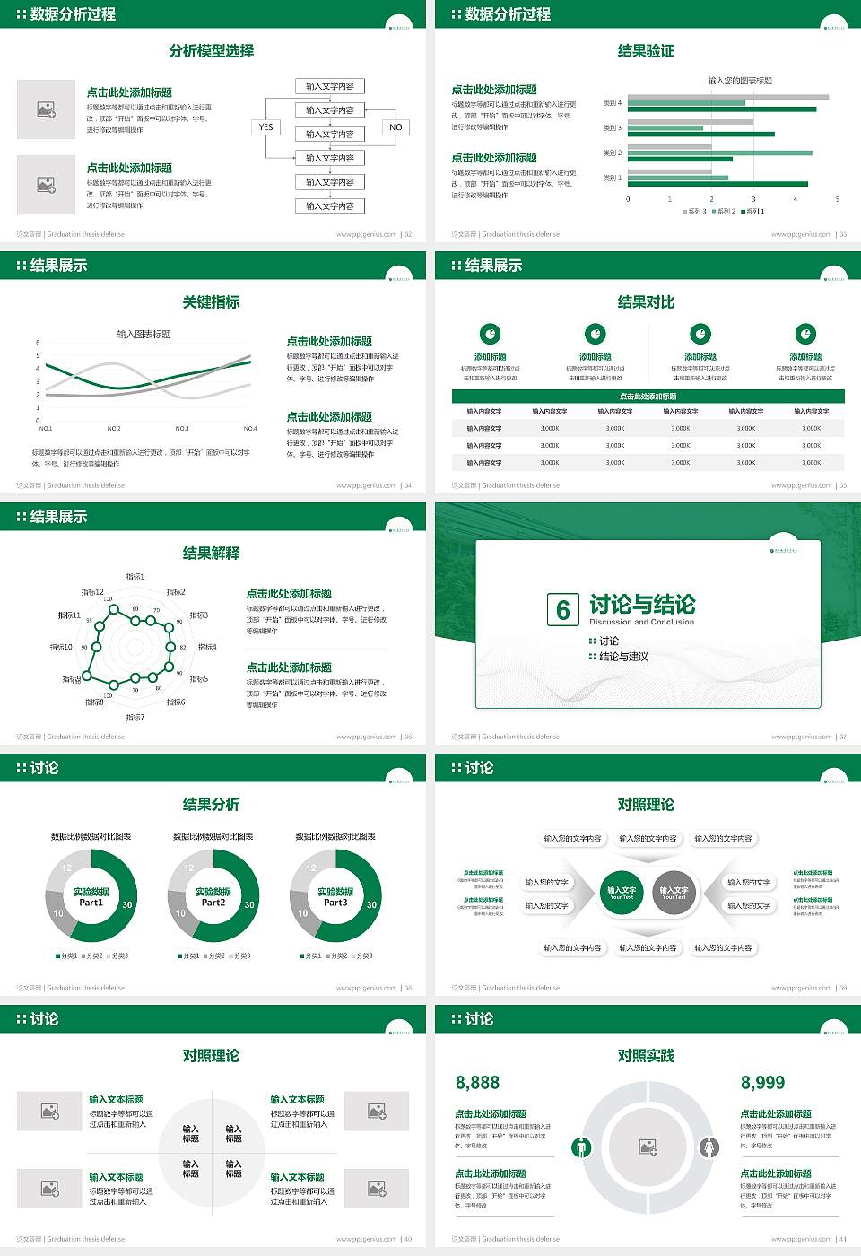 商洛职业技术学院论文答辩标准PPT模板16:9格式幻灯片预览图5