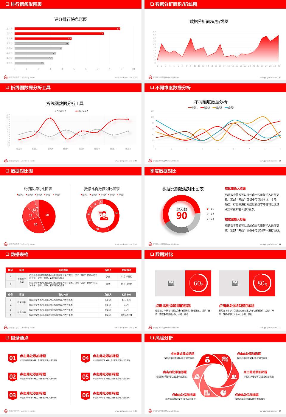 新疆艺术学院PPT模板下载16:9格式幻灯片预览图4