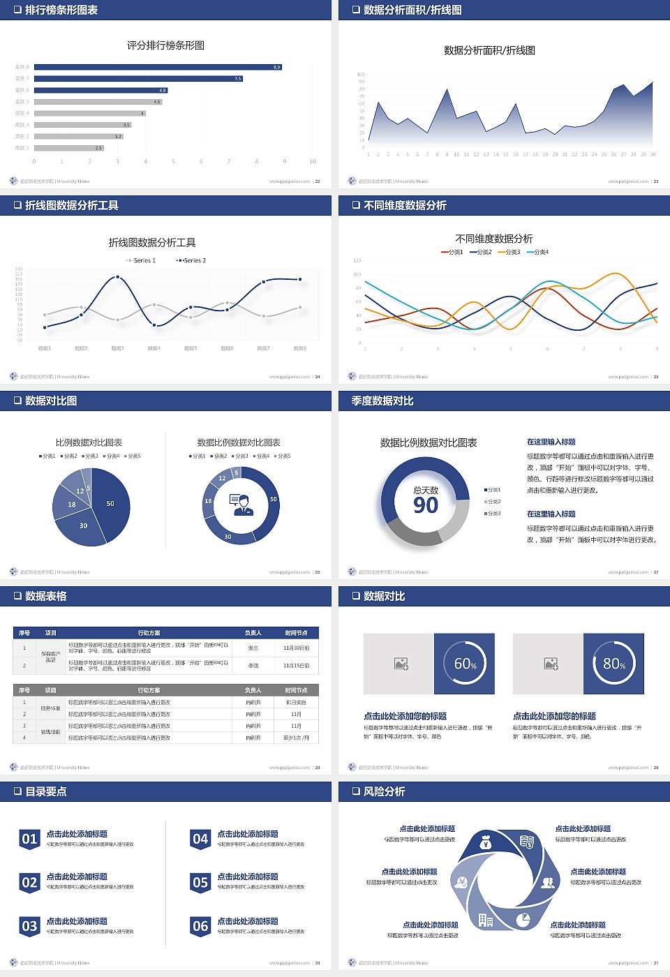 宿迁职业技术学院PPT模板下载16:9格式幻灯片预览图4