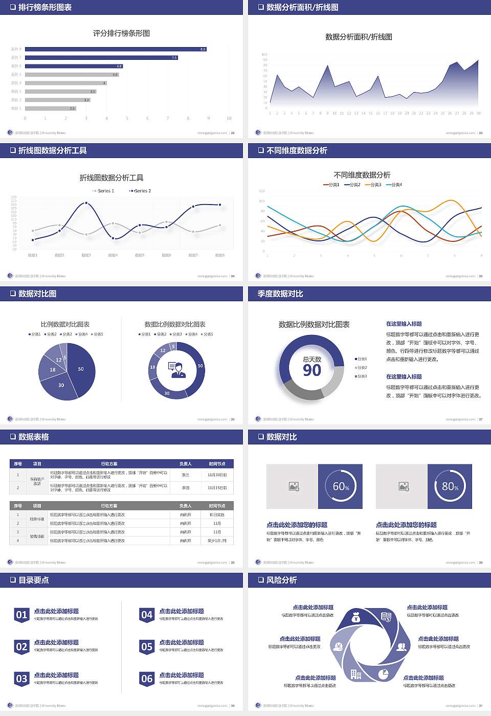滨州科技职业学院PPT模板下载16:9格式幻灯片预览图4