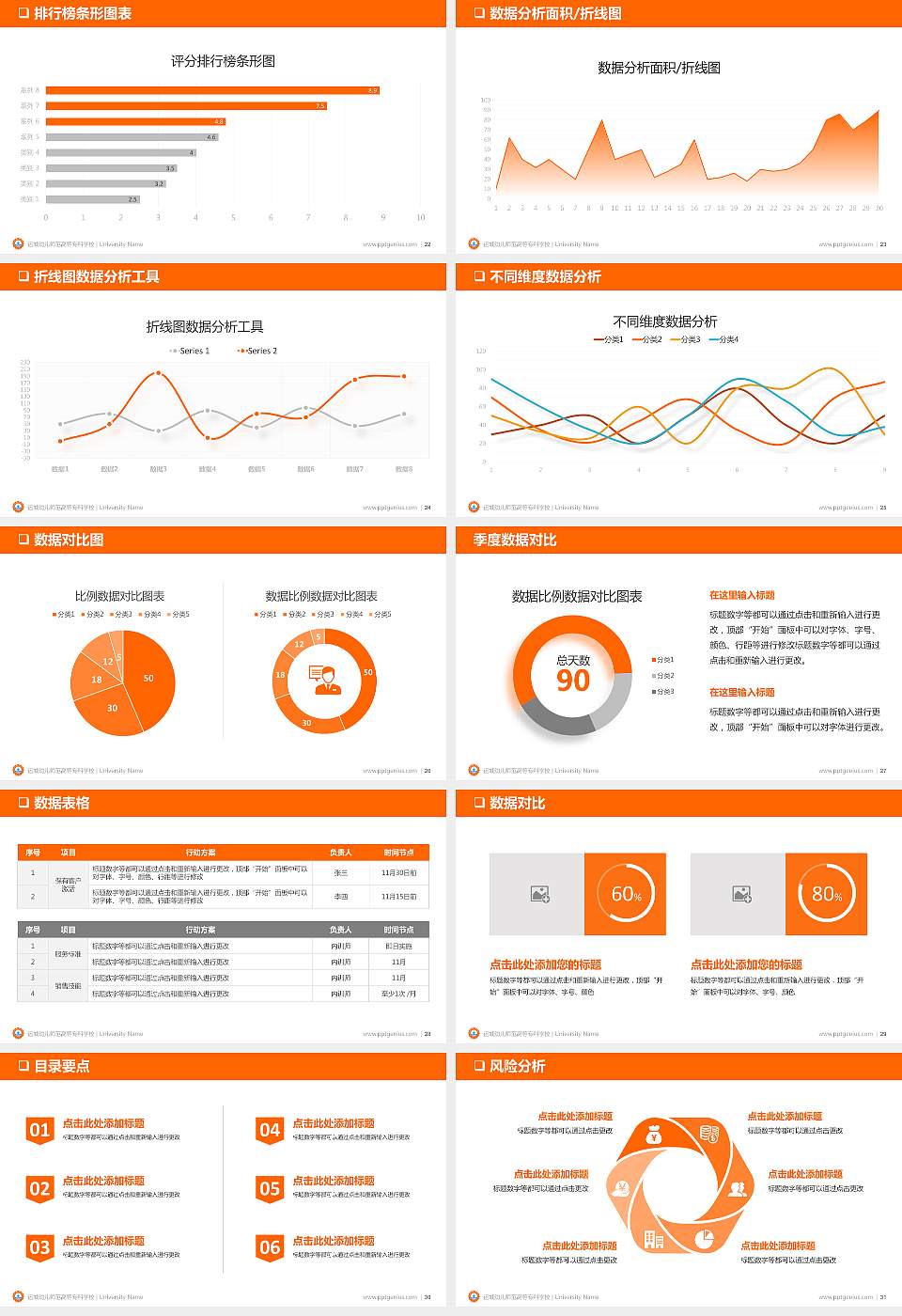 运城幼儿师范高等专科学校PPT模板下载16:9格式幻灯片预览图4