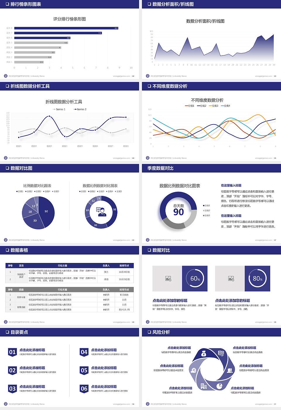 河北正定师范高等专科学校PPT模板下载16:9格式幻灯片预览图4