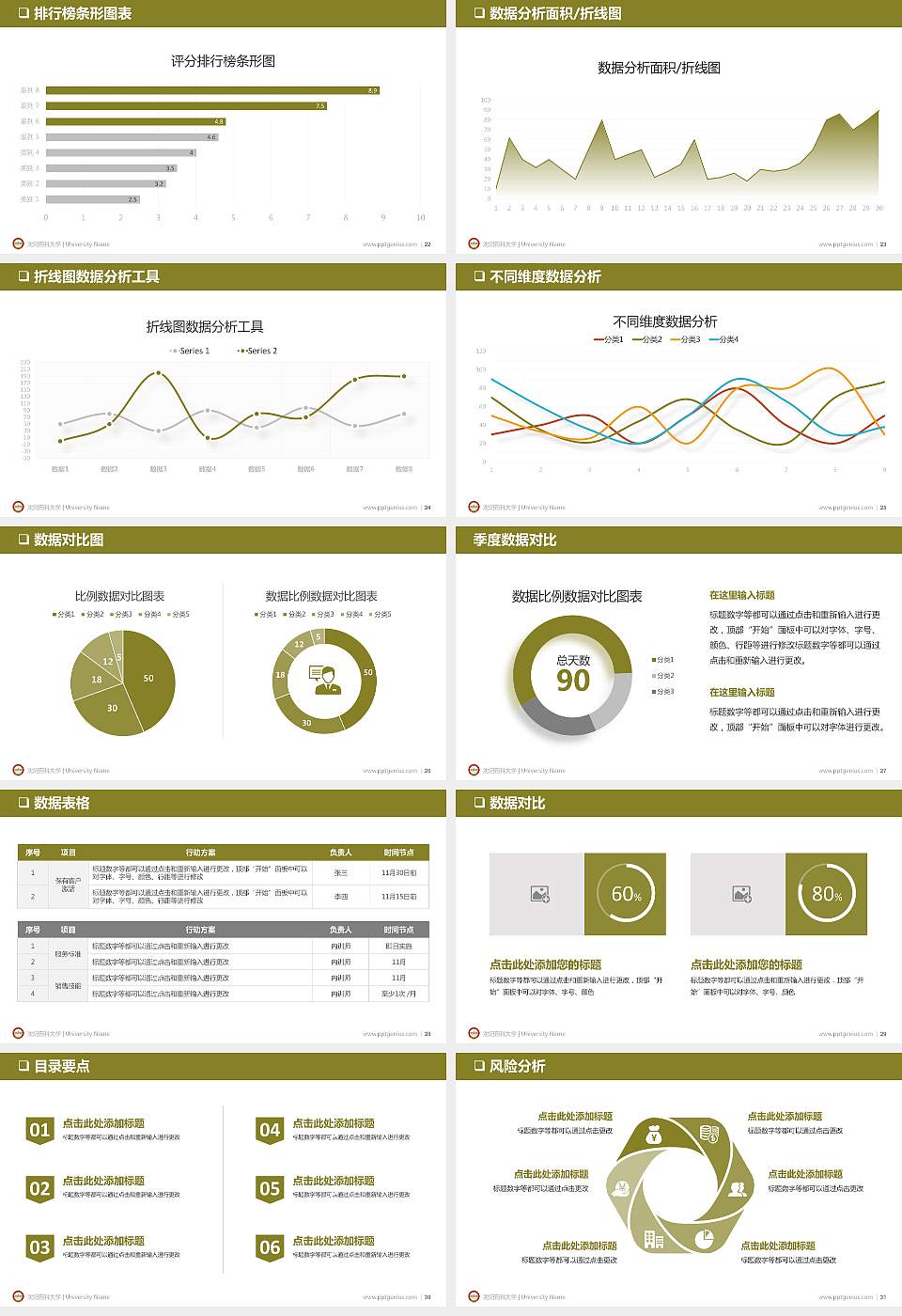 沈阳药科大学PPT模板下载16:9格式幻灯片预览图4