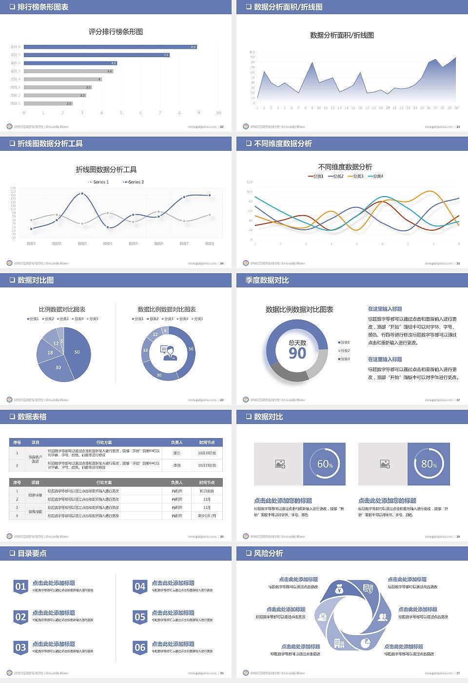 锦州师范高等专科学校PPT模板下载16:9格式幻灯片预览图4