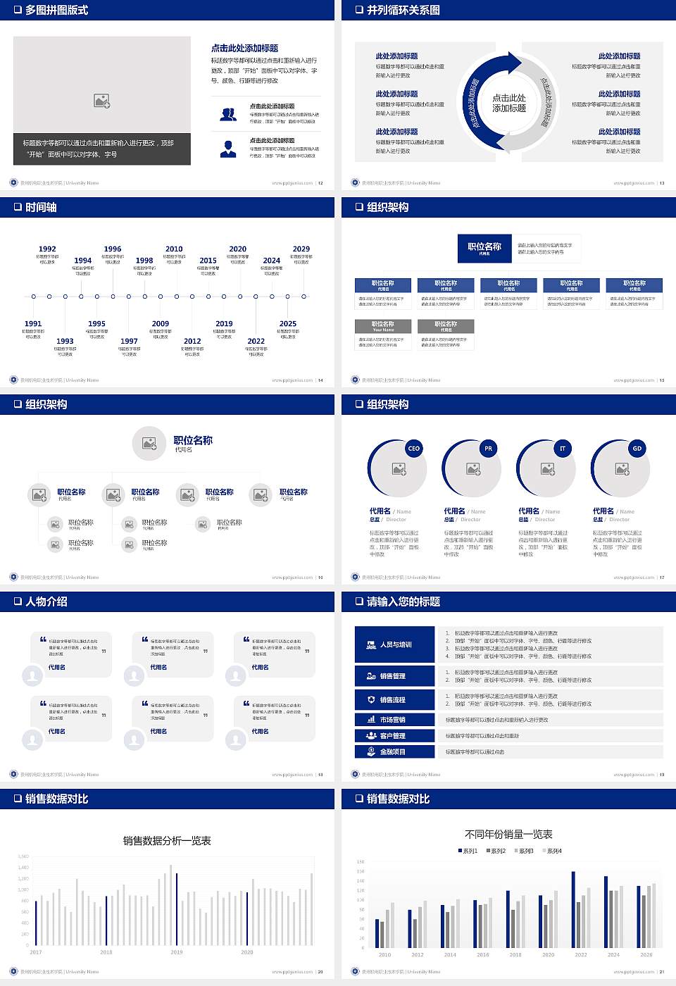 贵州机电职业技术学院PPT模板下载16:9格式幻灯片预览图3