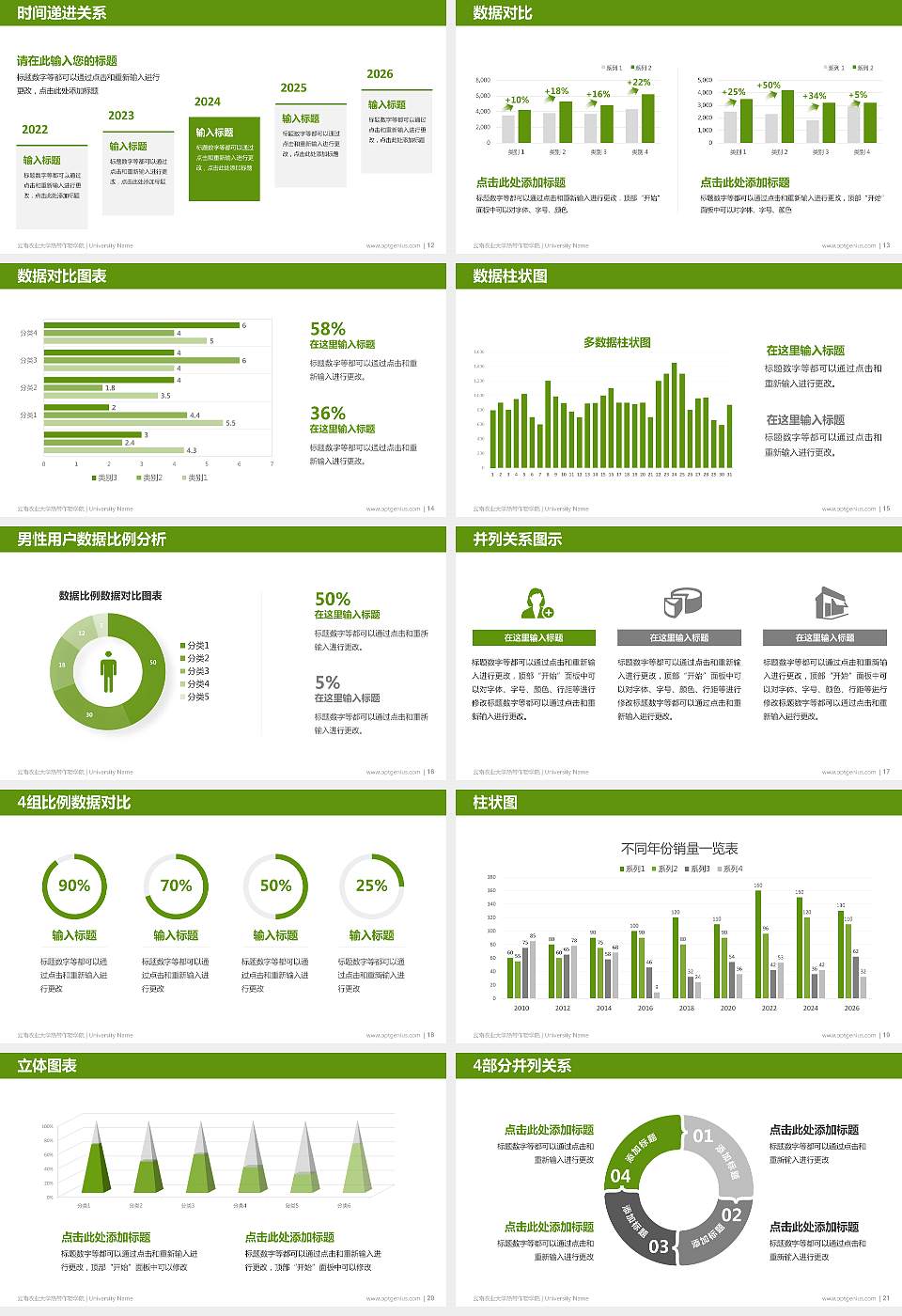 云南农业大学热带作物学院硕士研究生/本科生毕业论文答辩/开题报告通用PPT模板下载16:9格式幻灯片预览图3