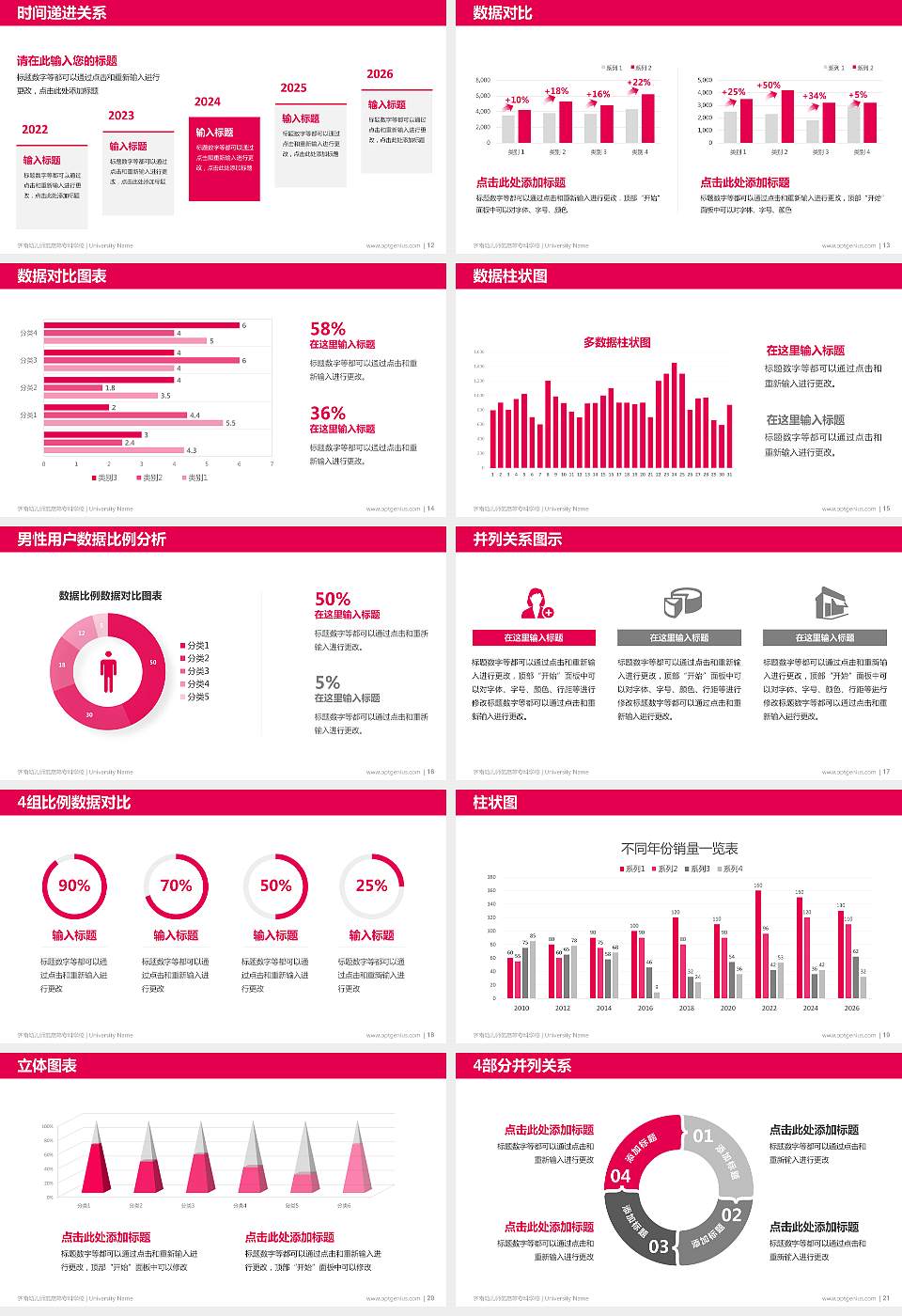 济南幼儿师范高等专科学校硕士研究生/本科生毕业论文答辩/开题报告通用PPT模板下载16:9格式幻灯片预览图3