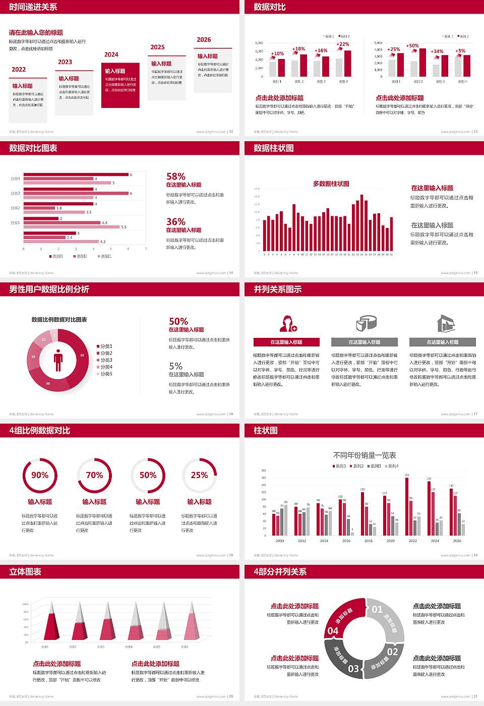 华东师范大学硕士研究生/本科生毕业论文答辩/开题报告通用PPT模板下载16:9格式幻灯片预览图3