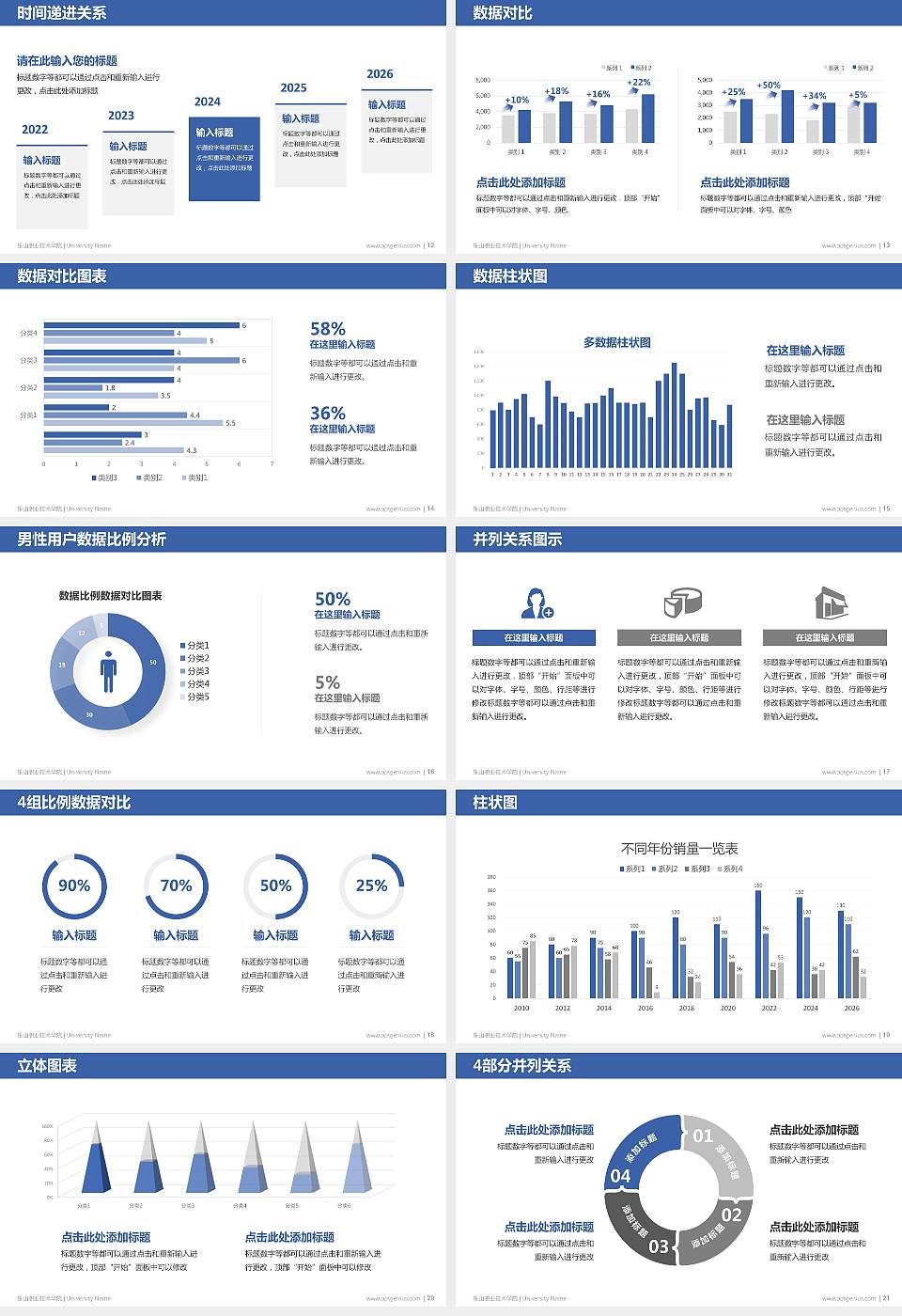 乐山职业技术学院硕士研究生/本科生毕业论文答辩/开题报告通用PPT模板下载16:9格式幻灯片预览图3