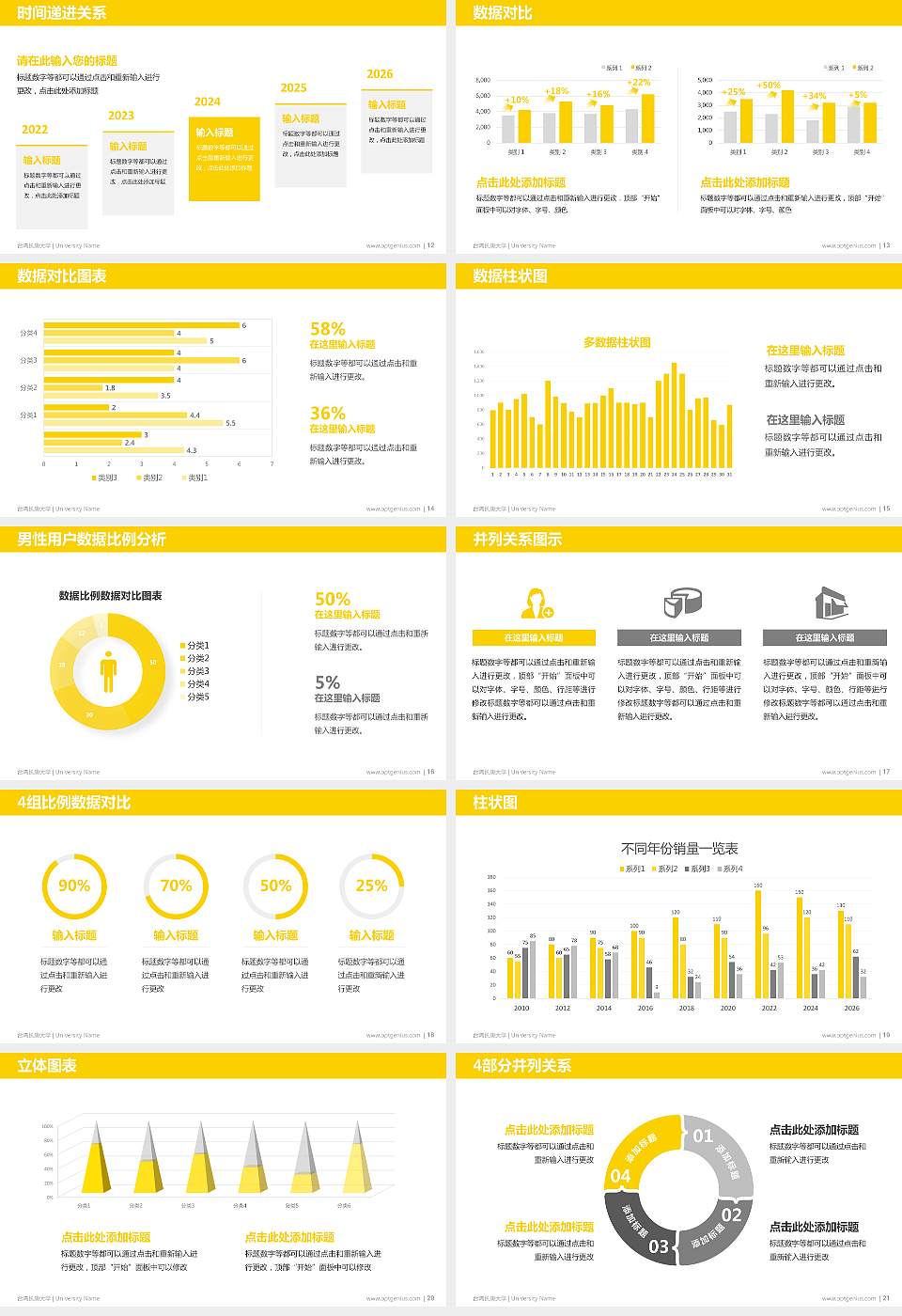 台湾长庚大学硕士研究生/本科生毕业论文答辩/开题报告通用PPT模板下载16:9格式幻灯片预览图3