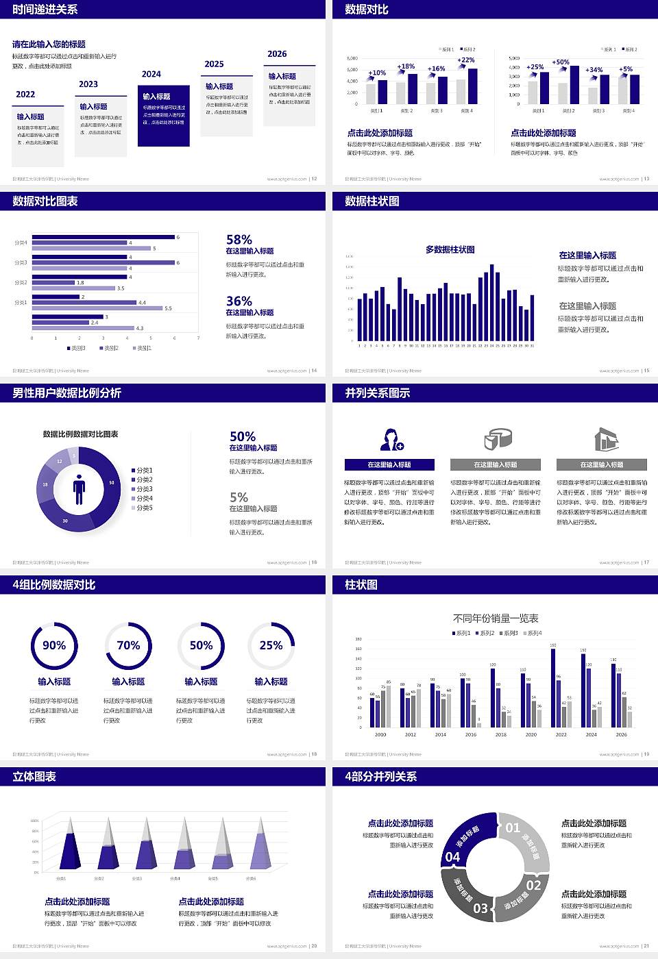 昆明理工大学津桥学院硕士研究生/本科生毕业论文答辩/开题报告通用PPT模板下载16:9格式幻灯片预览图3