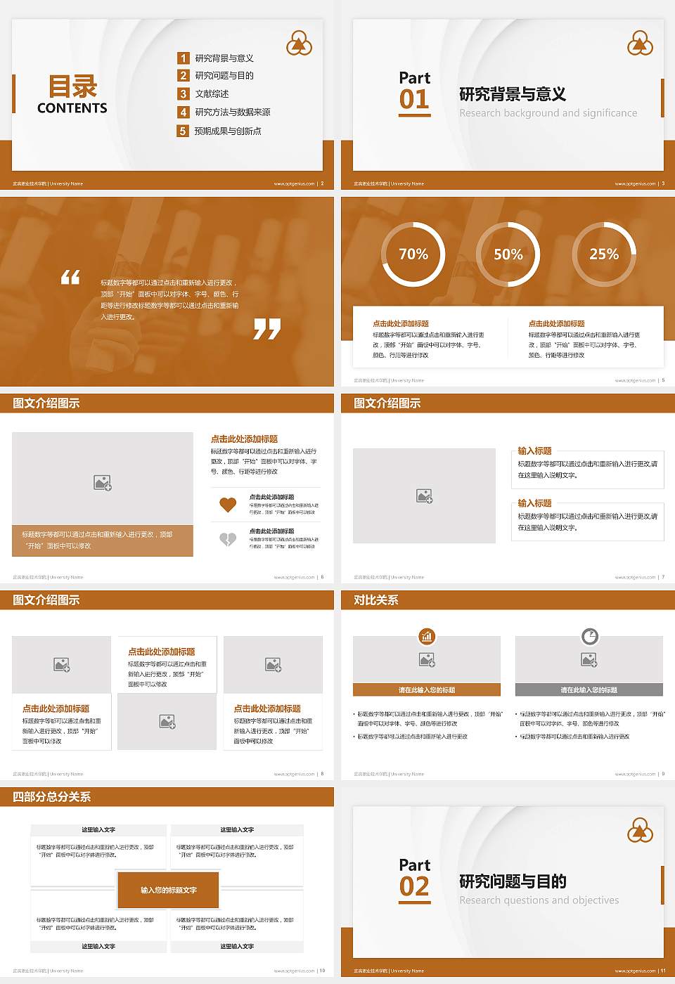 宜宾职业技术学院硕士研究生/本科生毕业论文答辩/开题报告通用PPT模板下载16:9格式幻灯片预览图2