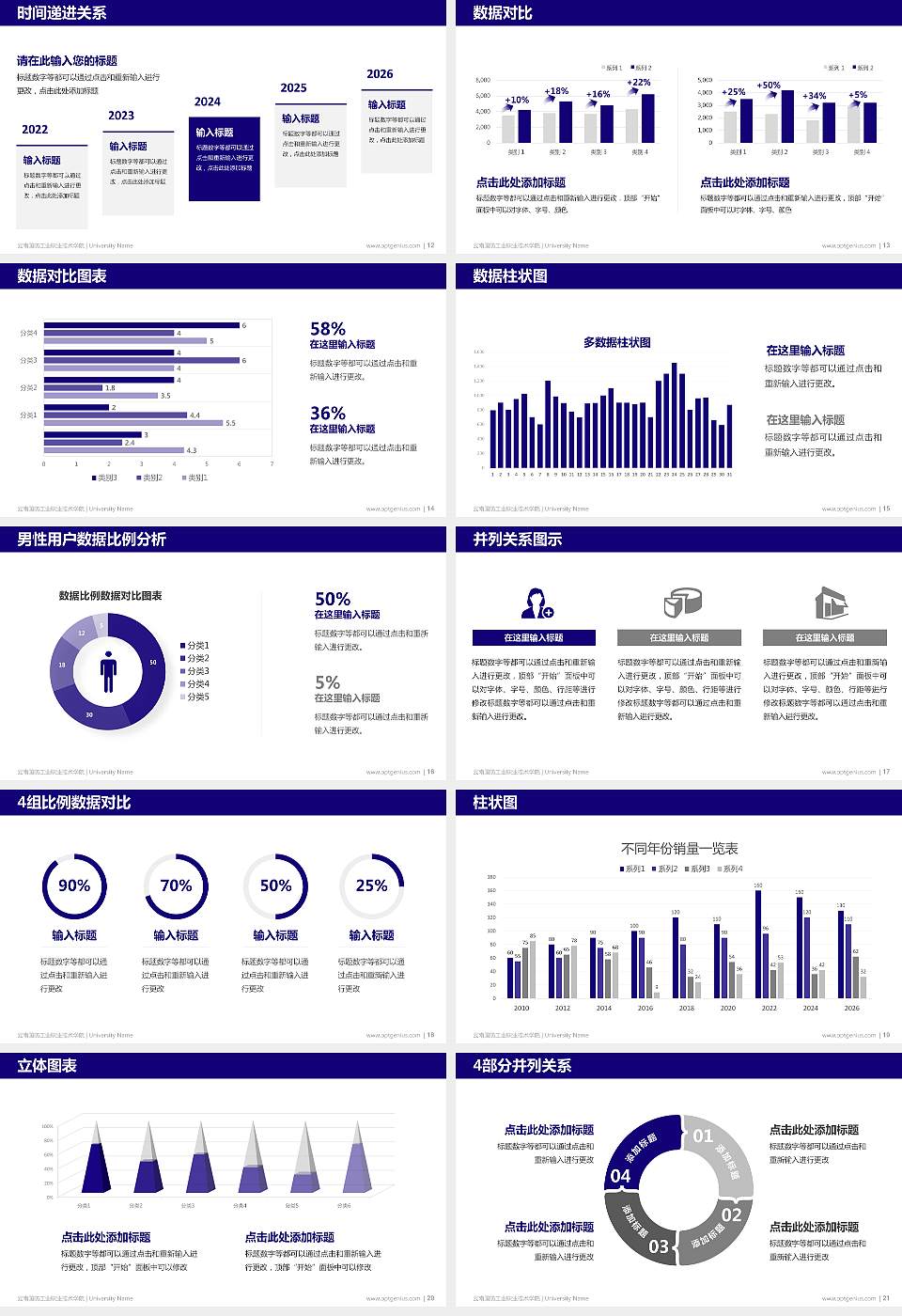 云南国防工业职业技术学院硕士研究生/本科生毕业论文答辩/开题报告通用PPT模板下载16:9格式幻灯片预览图3