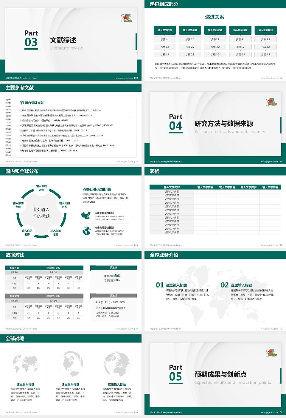 解放军电子工程学院硕士研究生/本科生毕业论文答辩/开题报告通用PPT模板下载16:9格式幻灯片预览图4