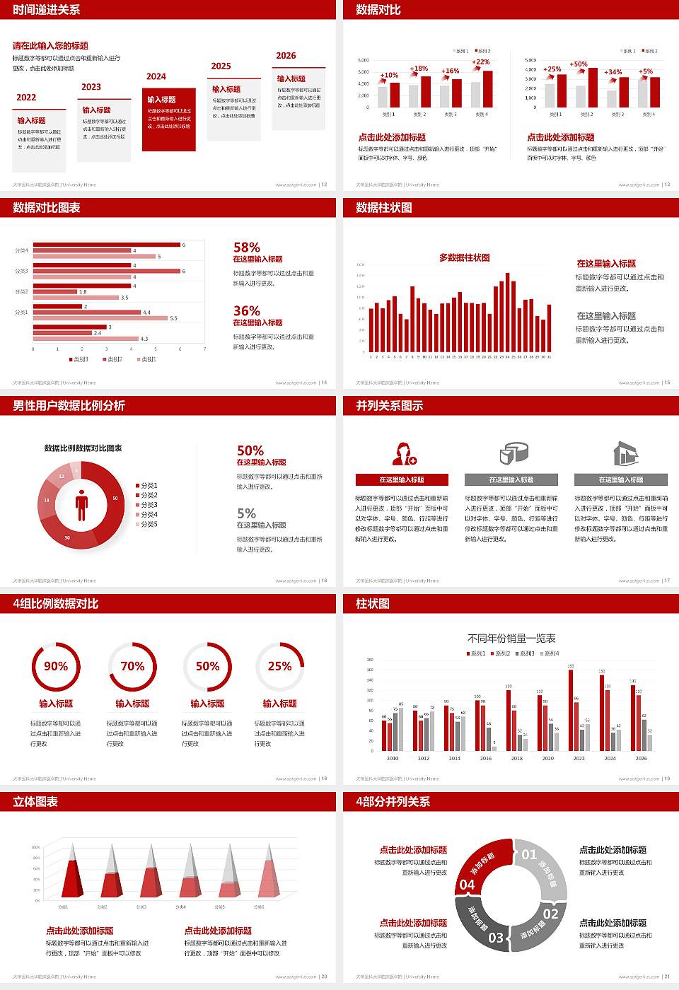 天津医科大学临床医学院硕士研究生/本科生毕业论文答辩/开题报告通用PPT模板下载16:9格式幻灯片预览图3