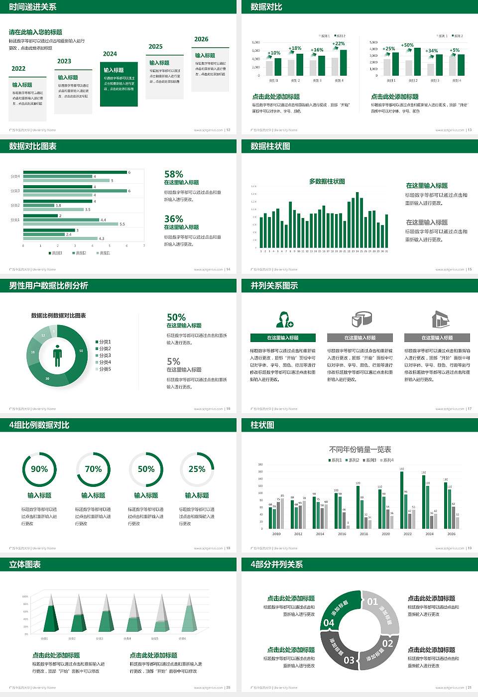 广西中医药大学硕士研究生/本科生毕业论文答辩/开题报告通用PPT模板下载16:9格式幻灯片预览图3