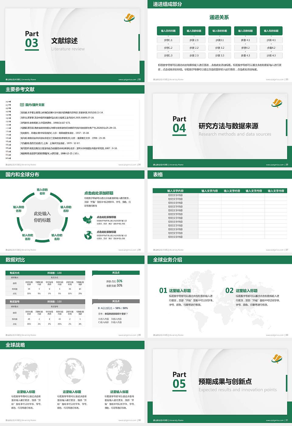 佛山职业技术学院硕士研究生/本科生毕业论文答辩/开题报告通用PPT模板下载16:9格式幻灯片预览图4