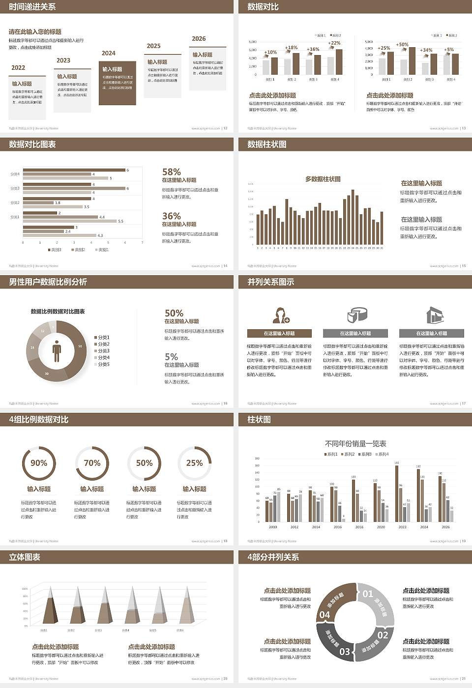 乌鲁木齐职业大学硕士研究生/本科生毕业论文答辩/开题报告通用PPT模板下载16:9格式幻灯片预览图3