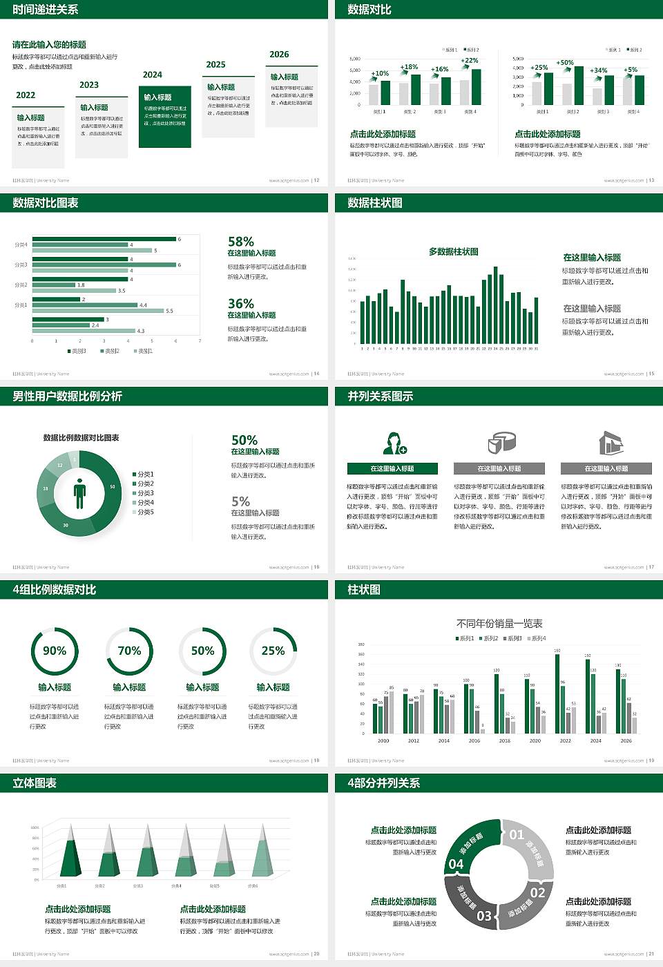 桂林医学院硕士研究生/本科生毕业论文答辩/开题报告通用PPT模板下载16:9格式幻灯片预览图3