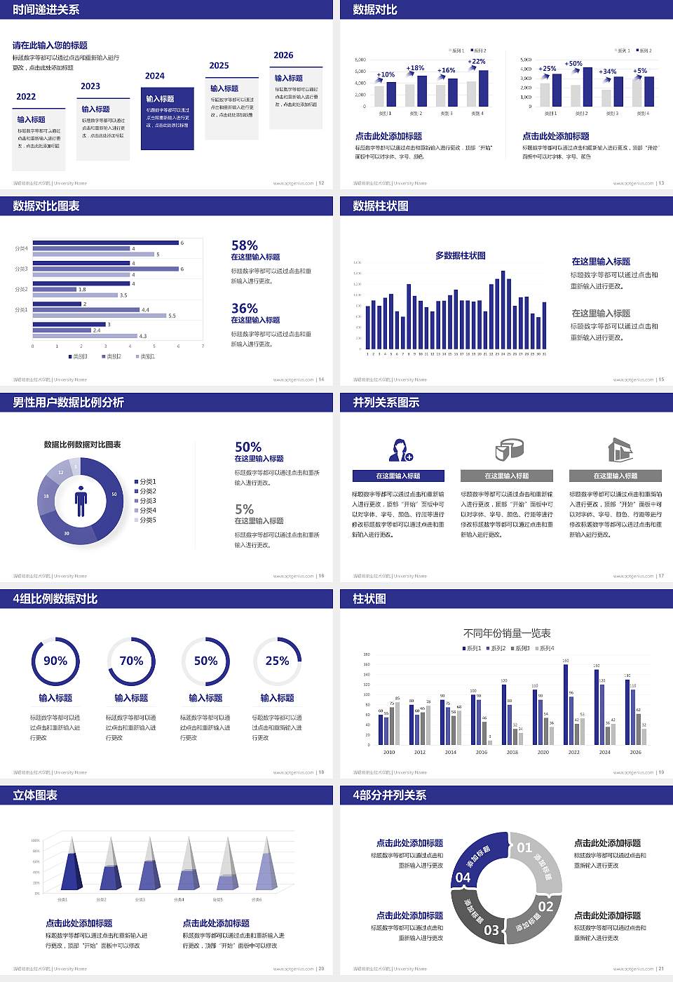 防城港职业技术学院硕士研究生/本科生毕业论文答辩/开题报告通用PPT模板下载16:9格式幻灯片预览图3