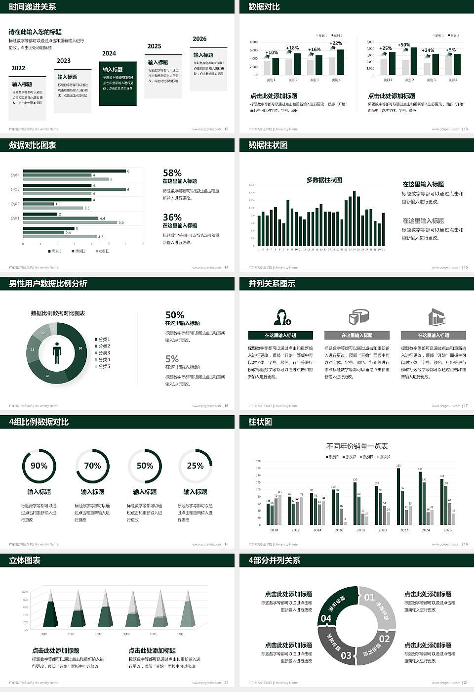 广东南方职业学院硕士研究生/本科生毕业论文答辩/开题报告通用PPT模板下载16:9格式幻灯片预览图3
