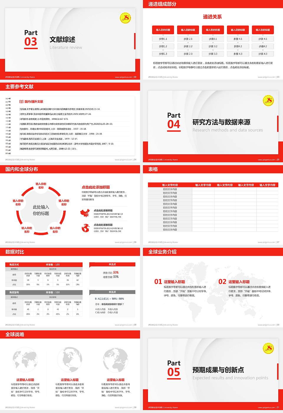 伊犁职业技术学院硕士研究生/本科生毕业论文答辩/开题报告通用PPT模板下载16:9格式幻灯片预览图4