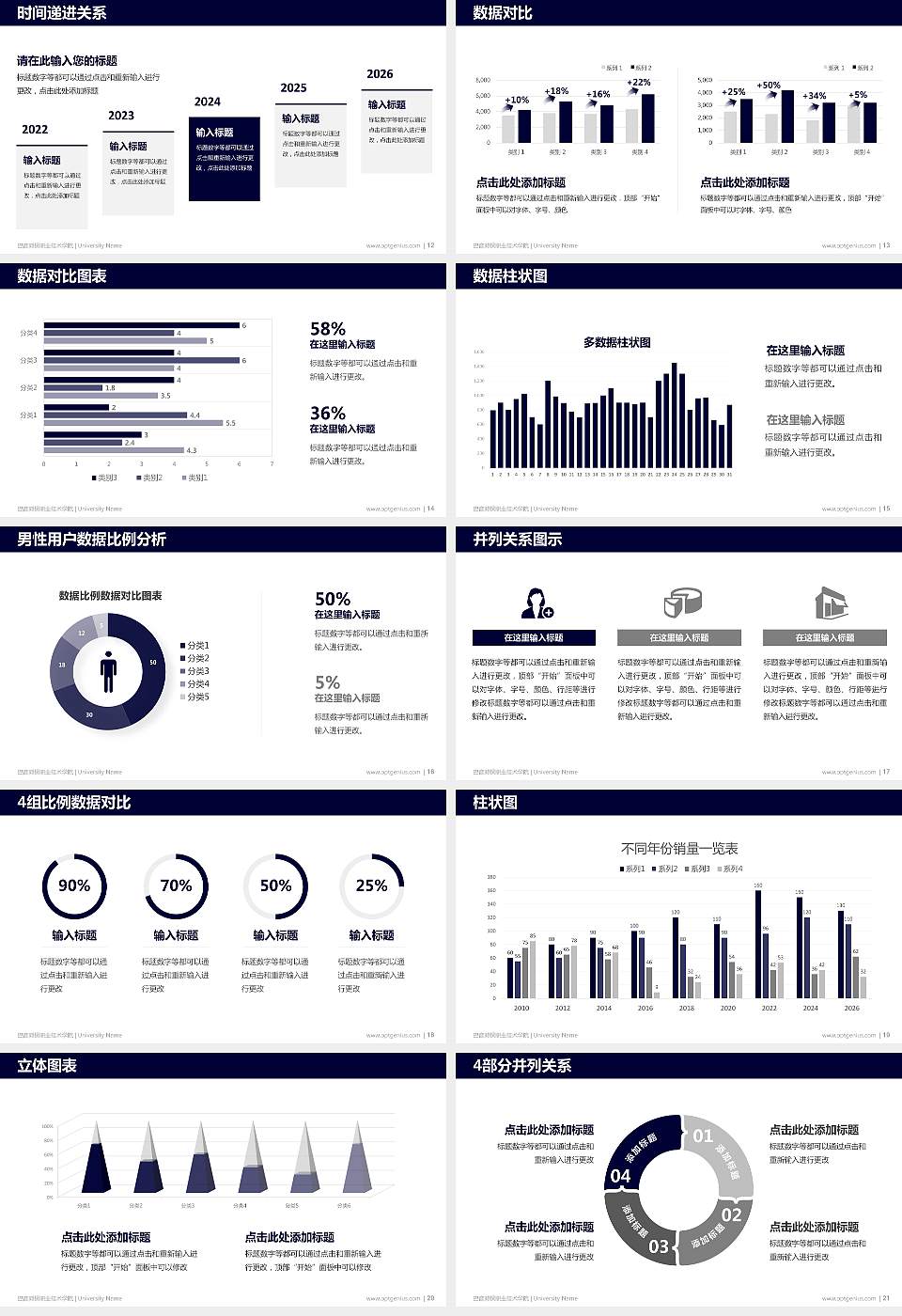 巴音郭楞职业技术学院硕士研究生/本科生毕业论文答辩/开题报告通用PPT模板下载16:9格式幻灯片预览图3
