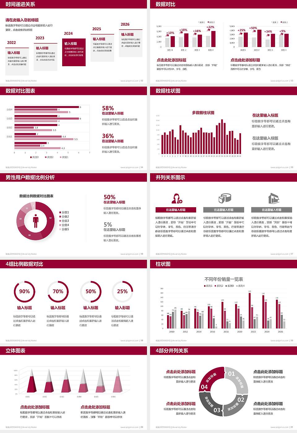 和田师范专科学校硕士研究生/本科生毕业论文答辩/开题报告通用PPT模板下载16:9格式幻灯片预览图3