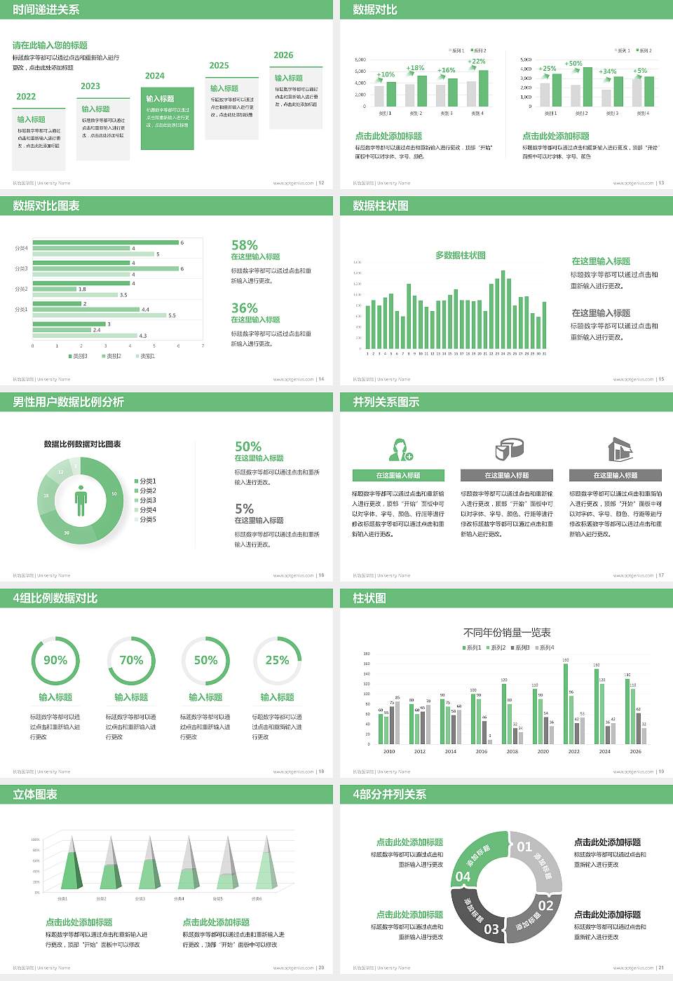长治医学院硕士研究生/本科生毕业论文答辩/开题报告通用PPT模板下载16:9格式幻灯片预览图3