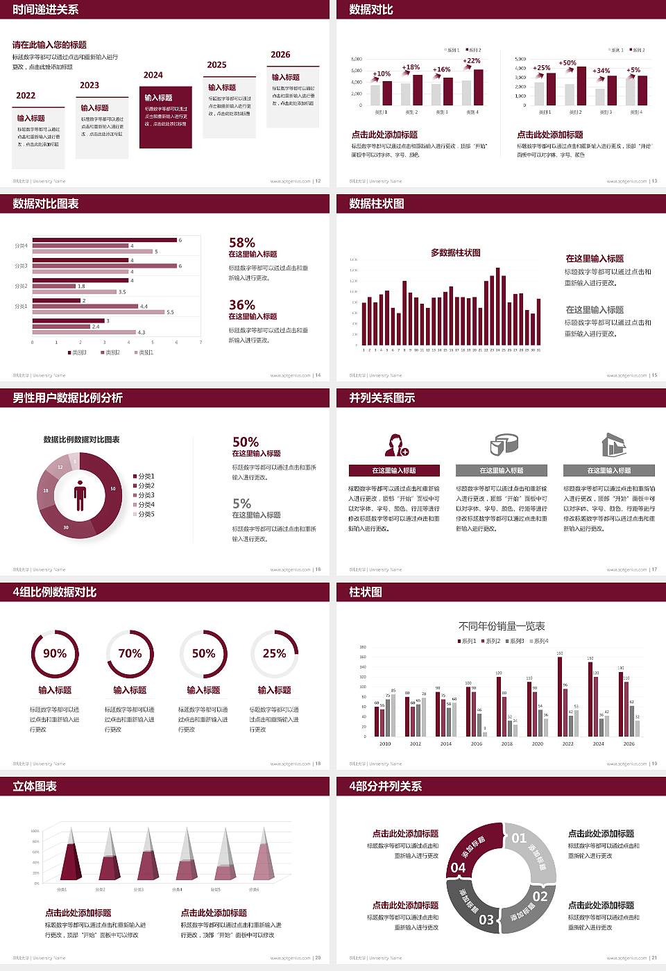深圳大学硕士研究生/本科生毕业论文答辩/开题报告通用PPT模板下载16:9格式幻灯片预览图3