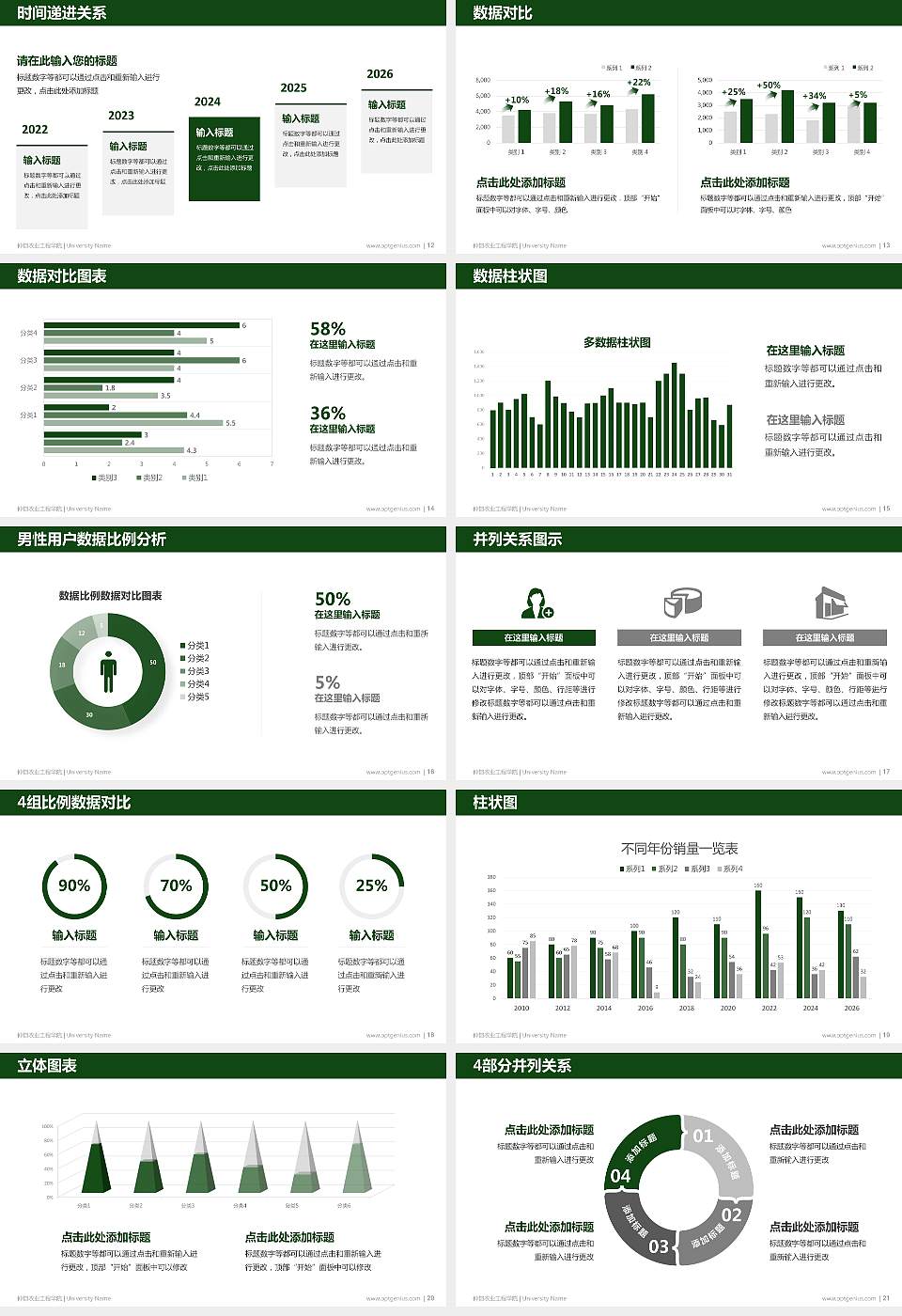 仲恺农业工程学院硕士研究生/本科生毕业论文答辩/开题报告通用PPT模板下载16:9格式幻灯片预览图3