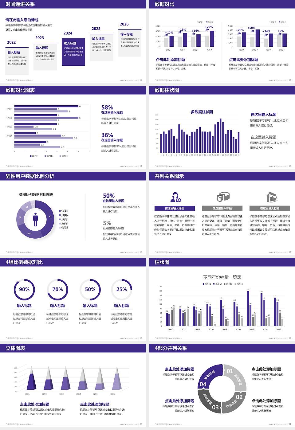 广州航海学院硕士研究生/本科生毕业论文答辩/开题报告通用PPT模板下载16:9格式幻灯片预览图3