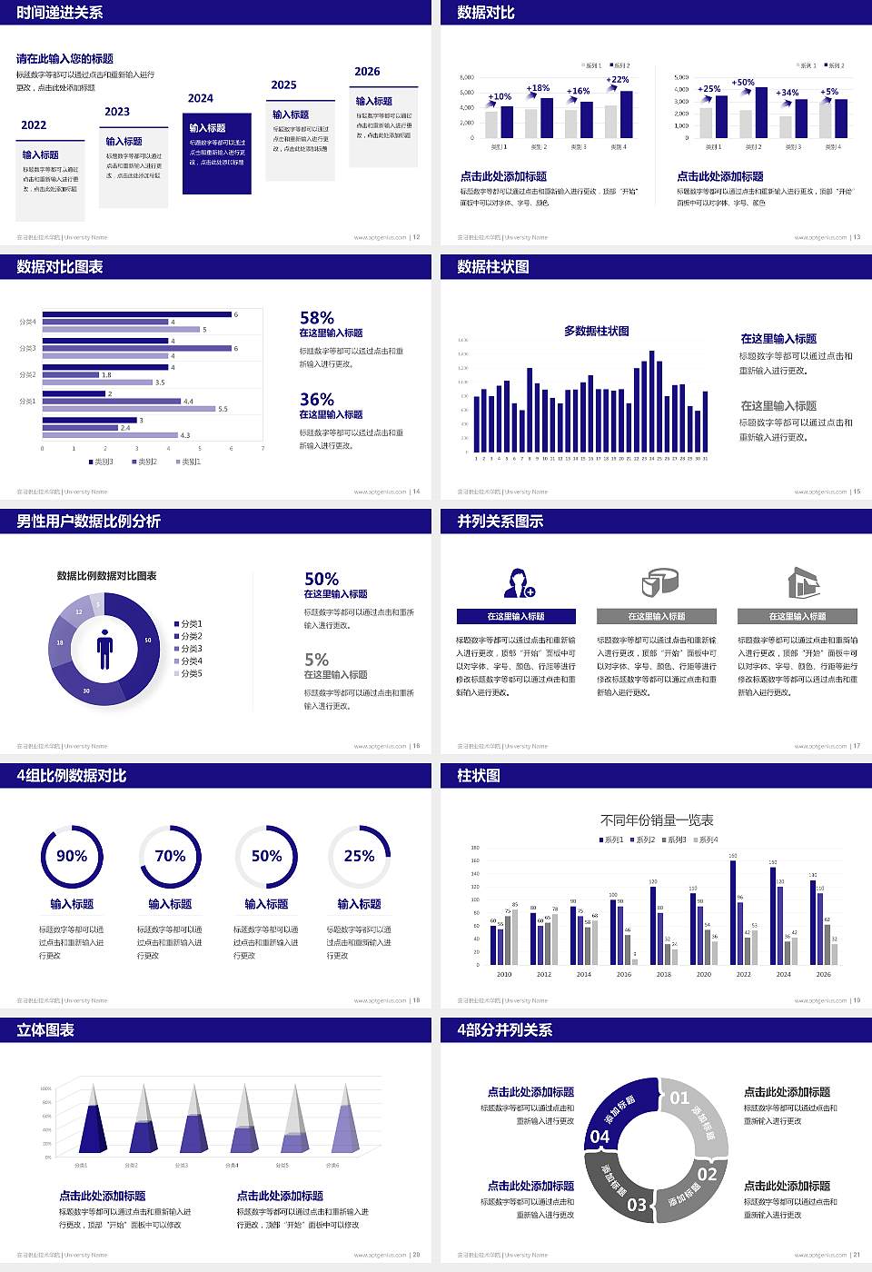 安阳职业技术学院硕士研究生/本科生毕业论文答辩/开题报告通用PPT模板下载16:9格式幻灯片预览图3