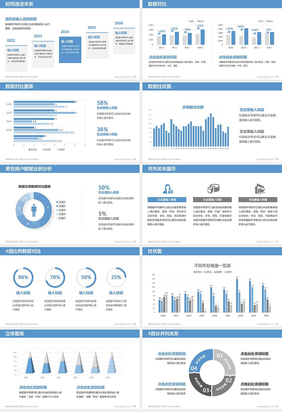 海南软件职业技术学院硕士研究生/本科生毕业论文答辩/开题报告通用PPT模板下载16:9格式幻灯片预览图3