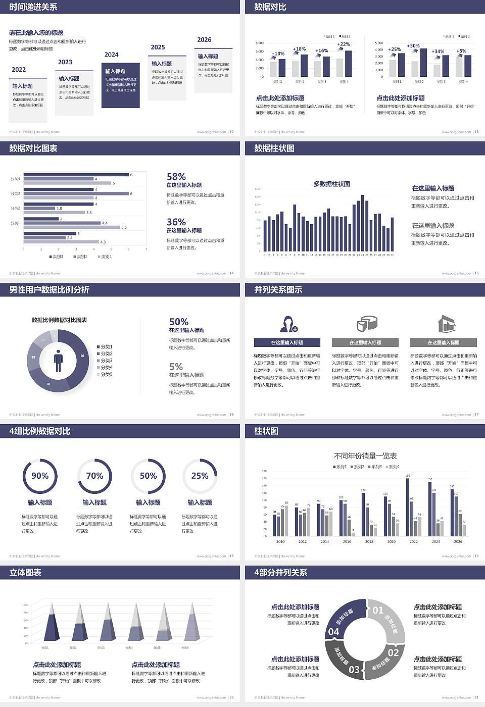新乡职业技术学院硕士研究生/本科生毕业论文答辩/开题报告通用PPT模板下载16:9格式幻灯片预览图3