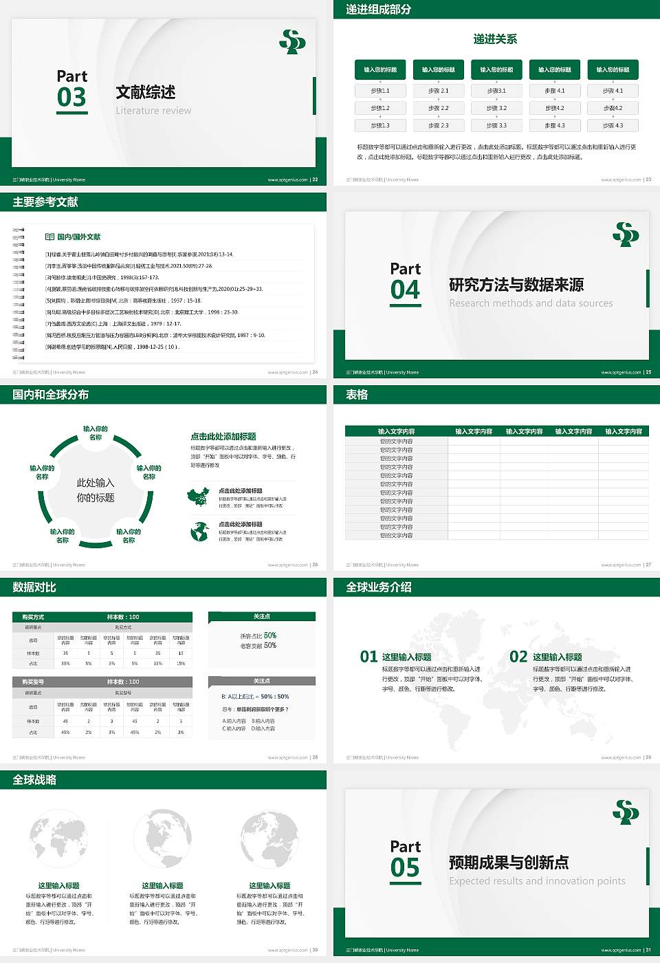 三门峡职业技术学院硕士研究生/本科生毕业论文答辩/开题报告通用PPT模板下载16:9格式幻灯片预览图4