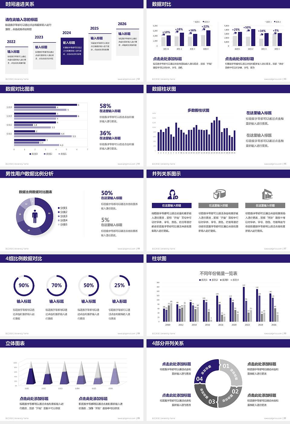 长江大学硕士研究生/本科生毕业论文答辩/开题报告通用PPT模板下载16:9格式幻灯片预览图3
