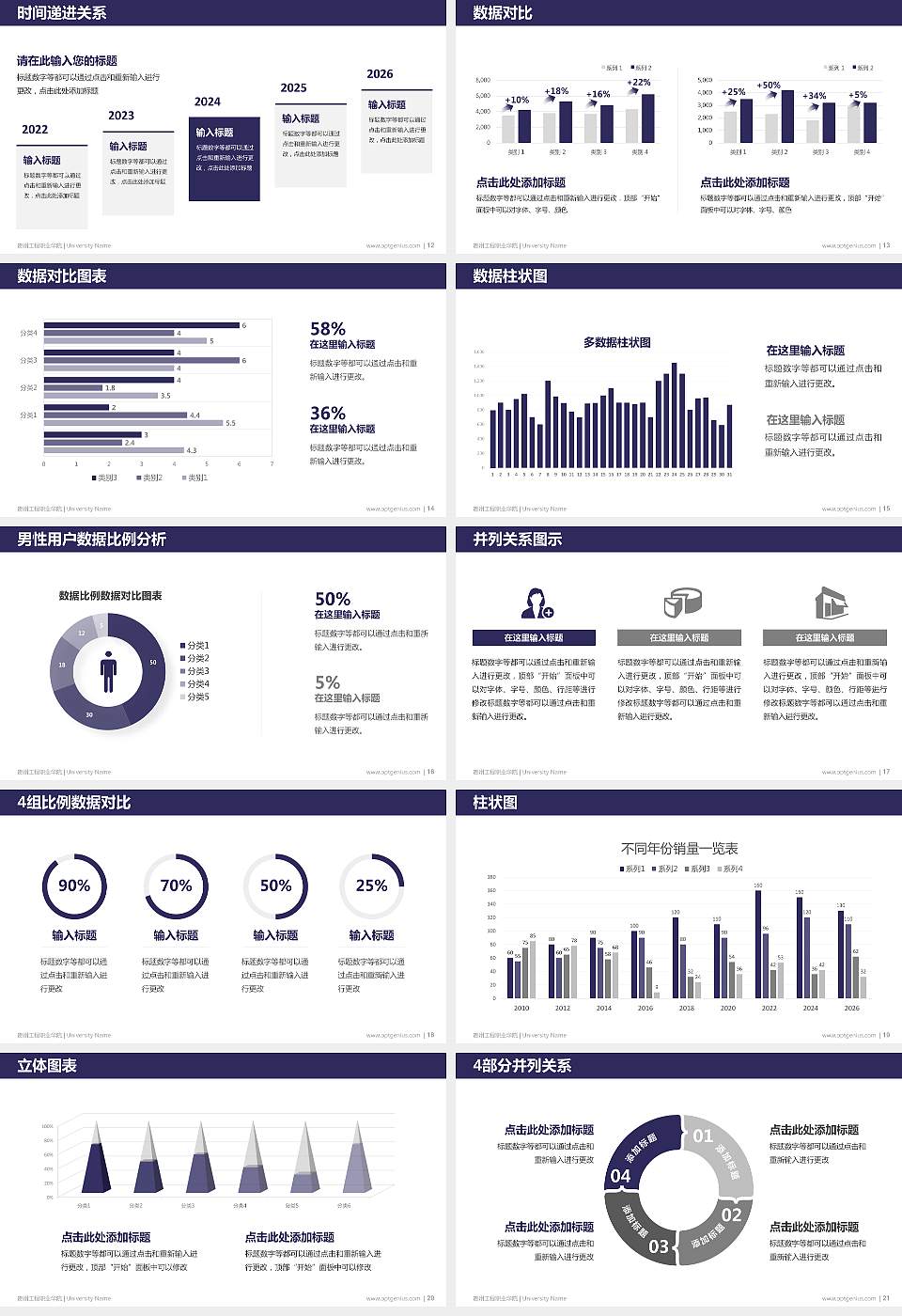 贵州工程职业学院硕士研究生/本科生毕业论文答辩/开题报告通用PPT模板下载16:9格式幻灯片预览图3