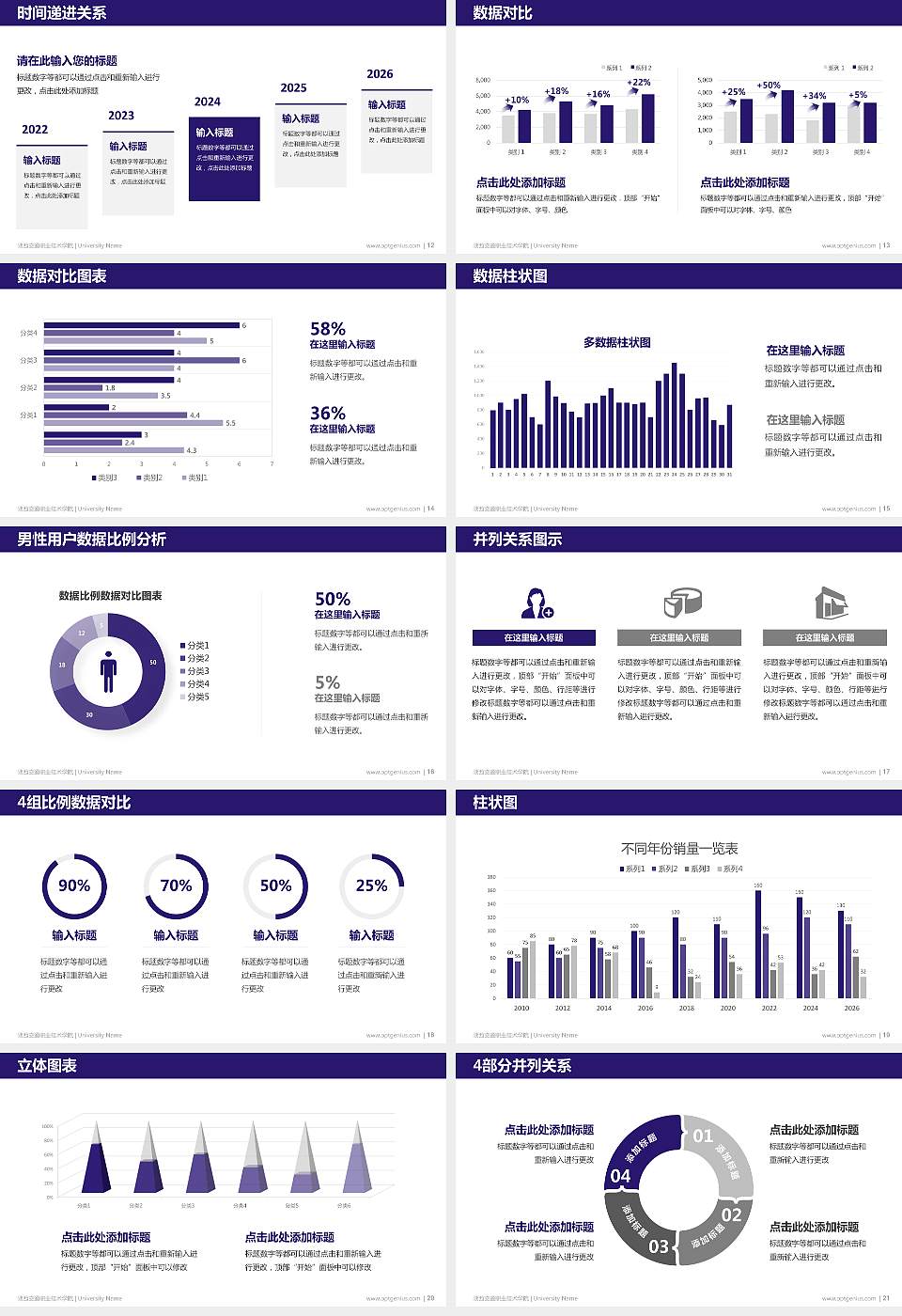 陕西交通职业技术学院硕士研究生/本科生毕业论文答辩/开题报告通用PPT模板下载16:9格式幻灯片预览图3