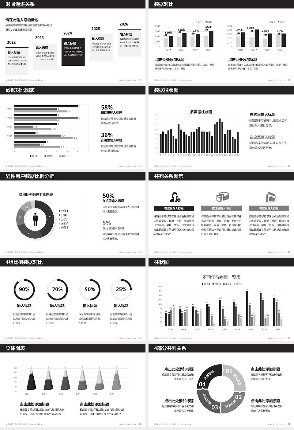 湖南科技工业职业技术学院硕士研究生/本科生毕业论文答辩/开题报告通用PPT模板下载16:9格式幻灯片预览图3